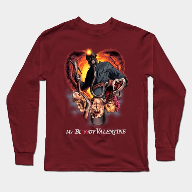 Bloody Love Long Sleeve T-Shirt by MAW Design